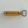 Flaschenöffner mit personaliesierbaren Holzgriff