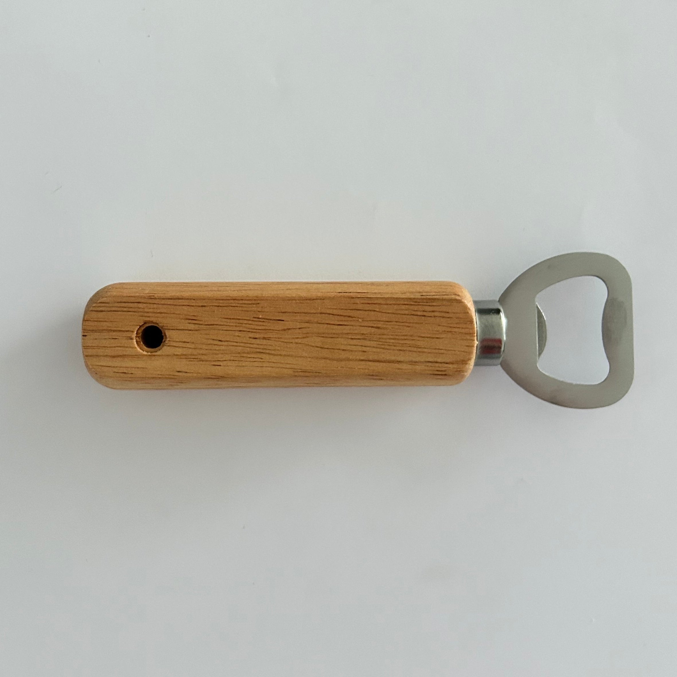 Flaschenöffner mit personaliesierbaren Holzgriff