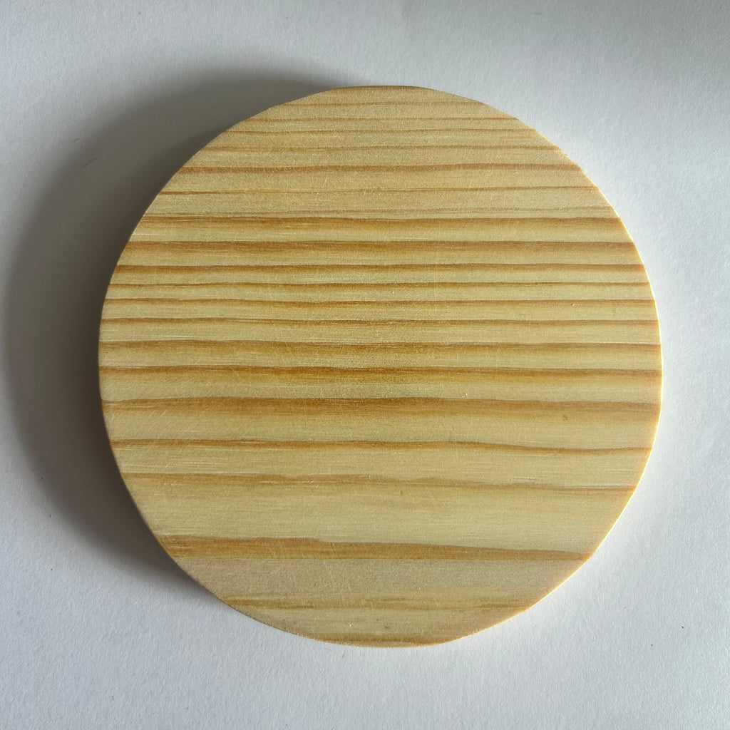Personalisierbarer Untersetzer Holz