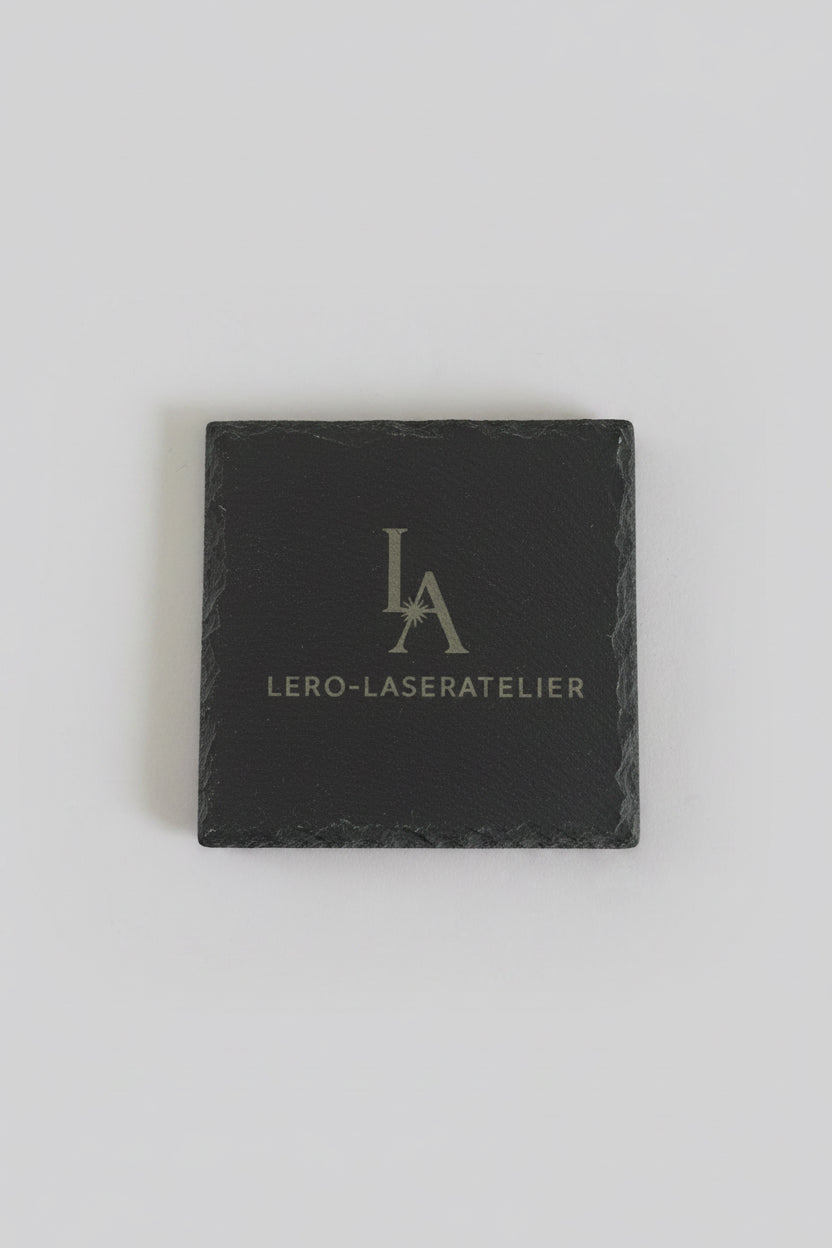 Personalisierbarer Untersetzer Schiefer
