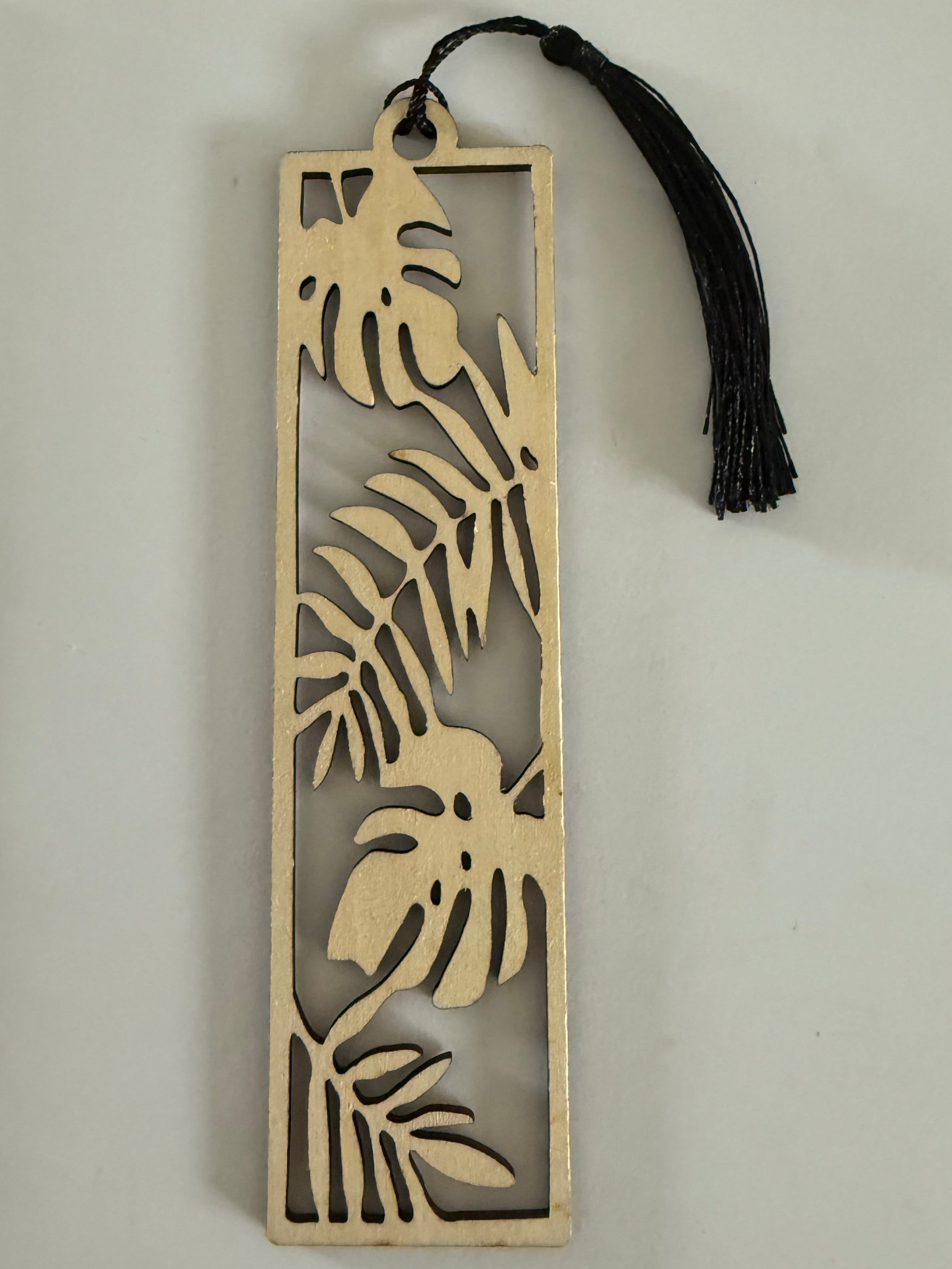 Lesezeichen Monstera-Design