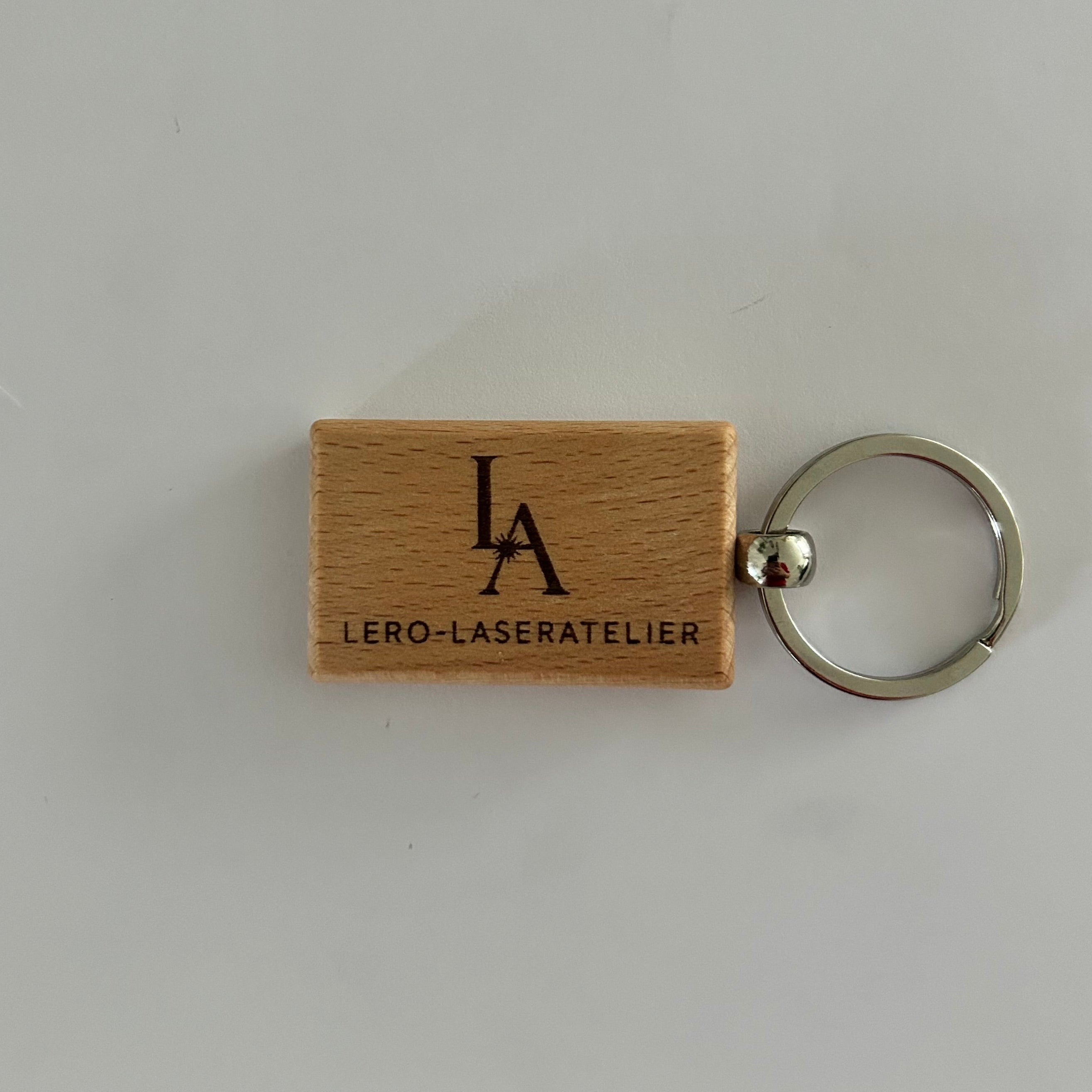 Personalisierbarer Schlüsselanhänger rechteckig